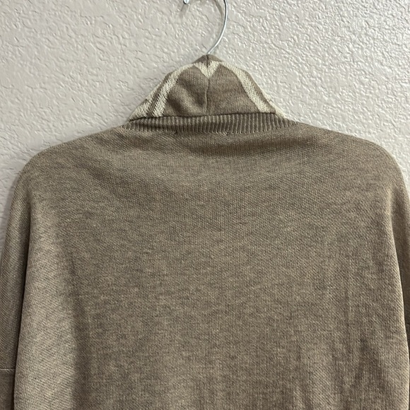 Bajee Collection By Becool Cardigan S/M Womens Tan Cream Long Sleeve Boho - Picture 10 of 11